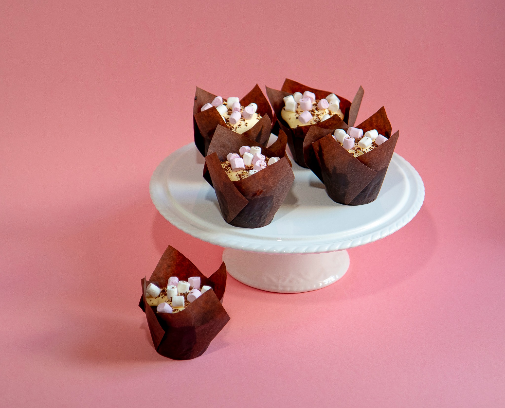 Hot chocolate cupcakes